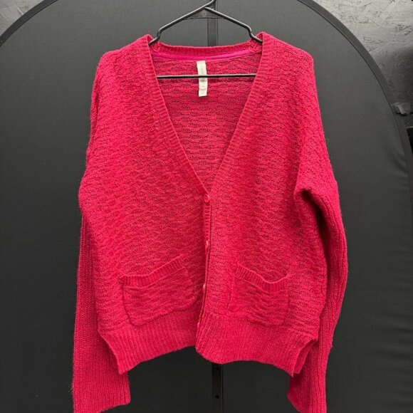 Aeropostale Pink Knit Sweater Cardigan - Picture 1 of 5